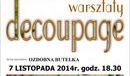 Ilustracja do artykułu: Dzielnicowy Ośrodek Kultury  zaprasza na warsztaty decoupage