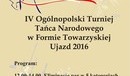 Ilustracja do artykułu: IV Ogólnopolski Turniej Tańca Narodowego Ujazd 2016