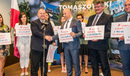 Ilustracja do artykułu: Konferencja prasowa w sprawie dofinansowania przedsięwzięć drogowych z  funduszu dróg samorządowych w województwie łódzkim