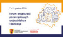 Ilustracja do artykułu: Zaproszenie na Forum Organizacji Pozarządowych z terenu województwa łódzkiego
