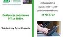 Ilustracja do artykułu: Telefoniczny dyżur eksperta ZUS - Deklaracje podatkowe PIT za 2020 