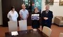 Ilustracja do artykułu: Przekazanie placu budowy na budowę chodnika w ciągu ulicy Konstytucji 3 Maja