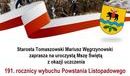 Ilustracja do artykułu: Zaproszenie na uroczystości upamiętniające 191. rocznicę wybuchu powstania listopadowego