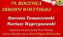 Ilustracja do artykułu: Zaproszenie na obchody Narodowego Dnia Pamięci Ofiar Ludobójstwa dokonanego przez ukraińskich nacjonalistów na obywatelach II RP