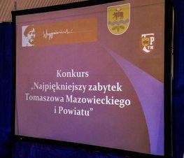 	Uroczystość wręczania nagród laureatom Konkursu „Najpiękniejszy zabytek Tomaszowa Mazowieckiego i Powiatu”.