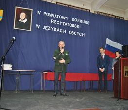 Zdjęcie z galerii: IV Powiatowy Konkurs Recytatorski w Językach Obcych