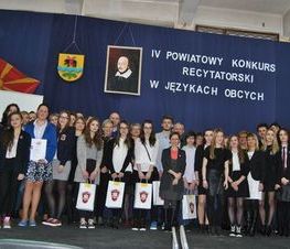 	IV Powiatowy Konkurs Recytatorski w Językach Obcych