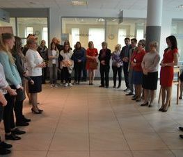 Zdjęcie z galerii: Wystawa w Starostwie Powiatowym Laureatek Ogólnopolskiego Przeglądu z Rysunku, Malarstwa i Rzeźby w Katowicach