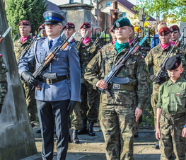 Zdjęcie z galerii: 	Uroczystości upamiętniające 71 Rocznicę Zakończenia Wojny