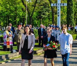 Zdjęcie z galerii: 	Uroczystości upamiętniające 71 Rocznicę Zakończenia Wojny