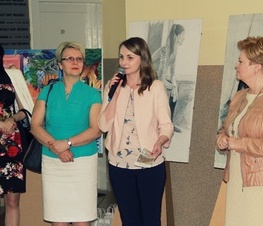 Zdjęcie z galerii: 	Prace uczniów liceum plastycznego w Ratuszu