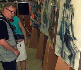 Zdjęcie z galerii: 	Prace uczniów liceum plastycznego w Ratuszu