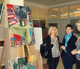 Zdjęcie z galerii: 	Prace uczniów liceum plastycznego w Ratuszu