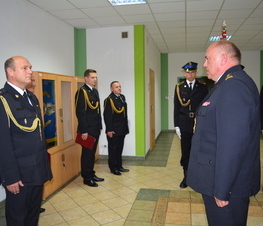 Zdjęcie z galerii: Pożegnanie Komendanta Powiatowego PSP