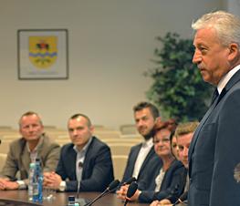 Zdjęcie z galerii: Podpisanie umowy partnerskiej pomiędzy Powiatem Tomaszowskim a Republiką Białorusi