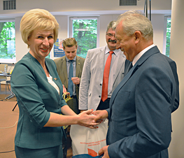Zdjęcie z galerii: Podpisanie umowy partnerskiej pomiędzy Powiatem Tomaszowskim a Republiką Białorusi