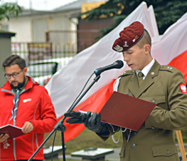 Zdjęcie z galerii: 78 Rocznica Wybuchu II Wojny Światowej i 78 Rocznica Walk w Tomaszowie Mazowieckim