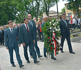 Zdjęcie z galerii: 78 Rocznica Wybuchu II Wojny Światowej i 78 Rocznica Walk w Tomaszowie Mazowieckim