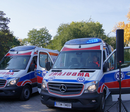 Zdjęcie z galerii: Nowe ambulanse w Tomaszowskim Centrum Zdrowia