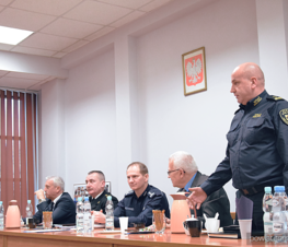 Zdjęcie z galerii: Powiatowi Komendanci Policji i Straży Pożarnej podsumowali 2017 rok