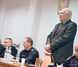 Zdjęcie z galerii: Powiatowi Komendanci Policji i Straży Pożarnej podsumowali 2017 rok