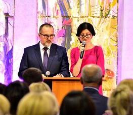Zdjęcie z galerii: Uroczystość z okazji Dnia Edukacji Narodowej