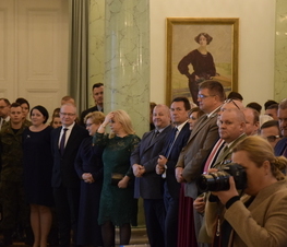 Zdjęcie z galerii: Spotkanie z udziałem Pary Prezydenckiej podsumowujące tegoroczne Dożynki Prezydenckie w Spale 