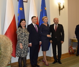 Zdjęcie z galerii: Spotkanie z udziałem Pary Prezydenckiej podsumowujące tegoroczne Dożynki Prezydenckie w Spale 
