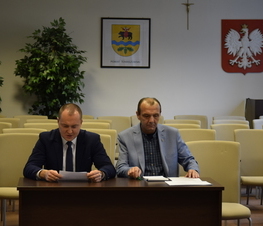 Zdjęcie z galerii: Posiedzenie Komisji Bezpieczeństwa i Porządku oraz Powiatowego Zespołu Zarządzania Kryzysowego 