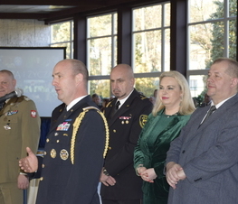 Zdjęcie z galerii: Spotkanie opłatkowe służb mundurowych