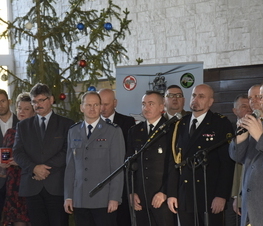 Zdjęcie z galerii: Spotkanie opłatkowe służb mundurowych