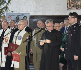 Zdjęcie z galerii: Spotkanie opłatkowe służb mundurowych