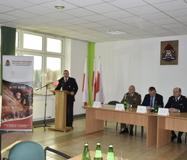 Zdjęcie z galerii: Narada podsumowująca  rok 2019 w Komendzie Państwowej Straży Pożarnej w Tomaszowie Maz.