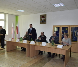 Zdjęcie z galerii: Narada podsumowująca  rok 2019 w Komendzie Państwowej Straży Pożarnej w Tomaszowie Maz.