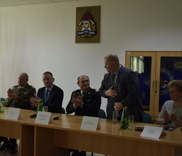 Zdjęcie z galerii: Narada podsumowująca  rok 2019 w Komendzie Państwowej Straży Pożarnej w Tomaszowie Maz.
