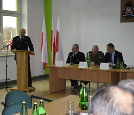 Zdjęcie z galerii: Narada podsumowująca  rok 2019 w Komendzie Państwowej Straży Pożarnej w Tomaszowie Maz.