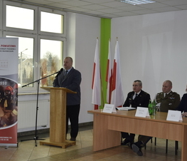 Zdjęcie z galerii: Narada podsumowująca  rok 2019 w Komendzie Państwowej Straży Pożarnej w Tomaszowie Maz.