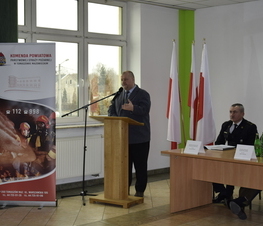 Zdjęcie z galerii: Narada podsumowująca  rok 2019 w Komendzie Państwowej Straży Pożarnej w Tomaszowie Maz.