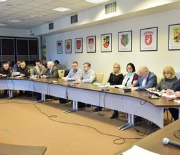 Zdjęcie z galerii: Posiedzenie Powiatowego Zespołu Zarządzania Kryzysowego w sprawie koronawirusa