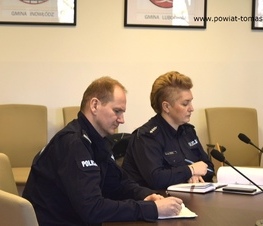 Zdjęcie z galerii: Posiedzenie Powiatowego Zespołu Zarządzania Kryzysowego