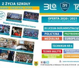 Zdjęcie z galerii: ZSP nr 8 zaprasza absolwentów szkół podstawowych do kontynuowania nauki w roku szkolnym 2020/2021