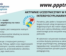 Zdjęcie z galerii: Poradnia Psychologiczno-Pedagogiczna zaprasza w roku szkolnym 2020/2021