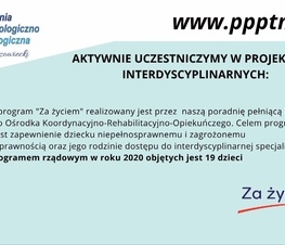 Zdjęcie z galerii: Poradnia Psychologiczno-Pedagogiczna zaprasza w roku szkolnym 2020/2021