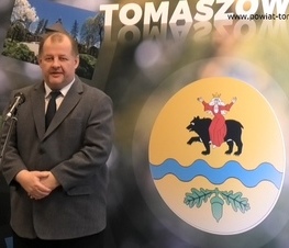 Zdjęcie z galerii: Konferencja prasowa dotycząca pozyskania środków finansowych na przebudowę drogi powiatowej na odcinku Chorzęcin – Łazisko