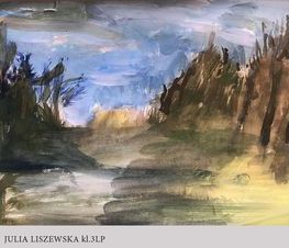 Zdjęcie z galerii: Wystawa on-line rysunku i malarstwa uczniów Liceum Plastycznego w Tomaszowie Mazowieckim inspirowana cytatem Jana Pawła II z Listu do Artystów cz. 3
