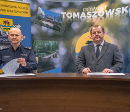 Zdjęcie z galerii: Porozumienie w sprawie dodatkowych służb policyjnych na terenie powiatu tomaszowskiego