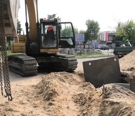 Zdjęcie z galerii: Przebudowa drogi powiatowej nr 4337E ulica ks. J. Popiełuszki wraz z budową kanalizacji deszczowej