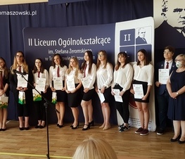 Zdjęcie z galerii: Nagrody dla uczniów z  II LO w konkursach związanych z przedsiębiorczością