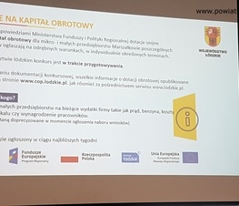Zdjęcie z galerii: „Wsparcie dla biznesu w Łódzkiem” – spotkanie informacyjne