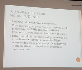 Zdjęcie z galerii: Dieta w chorobie Hashimoto – spotkanie z dr Anną Rogulską w Powiatowym Centrum Animacji Społecznej